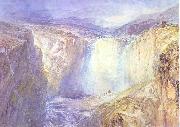 J.M.W. Turner Fall of the Tees, Yorkshire oil painting